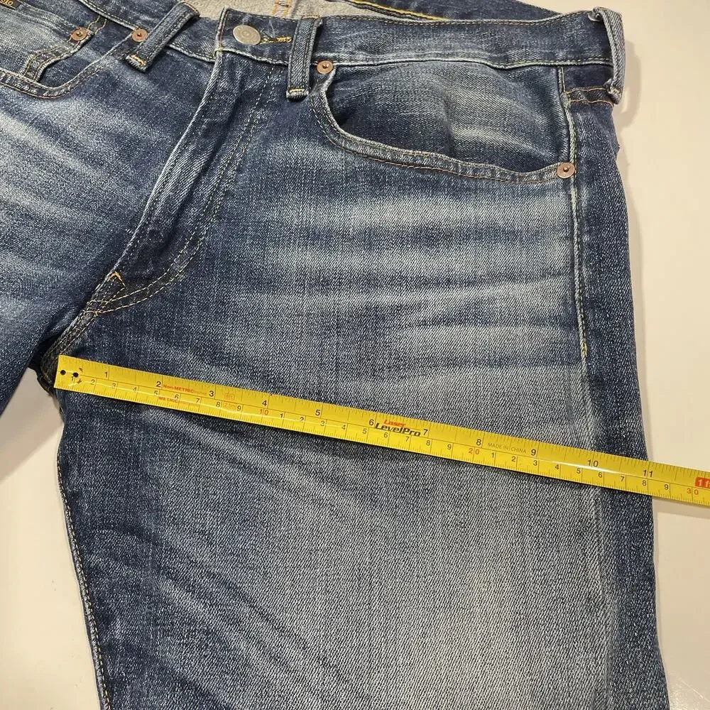 Polo Ralph Lauren Jeans Men’s 32x30 Blue Wash Varick Slim Straight Premium Denim